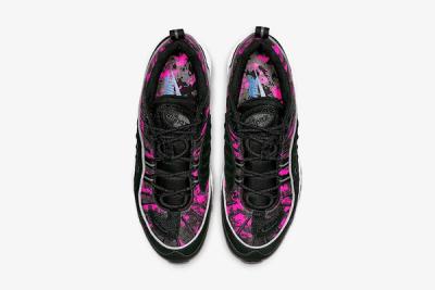Nike Air Max 98 Pixel Camo Black Hyper Pink Ci2672 001 Release Date Top Down