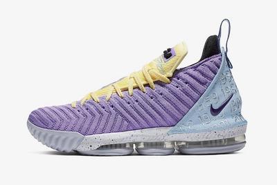 Nike Lebron 16 Lakers Heritage Lateral