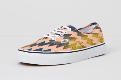 Vans X Kenzo Authentic Lightning Bolts Pink Side
