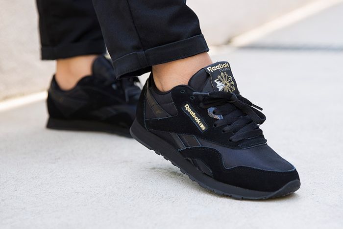 Reebok nylon clearance classic black