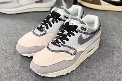 Nike Air Max 1 Inside Out White Black Grey 7 Pair Side