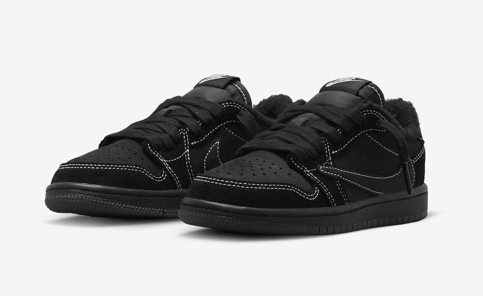 Release Date! Travis Scott x Air Jordan 1 Low ‘Black Phantom’ Sneaker