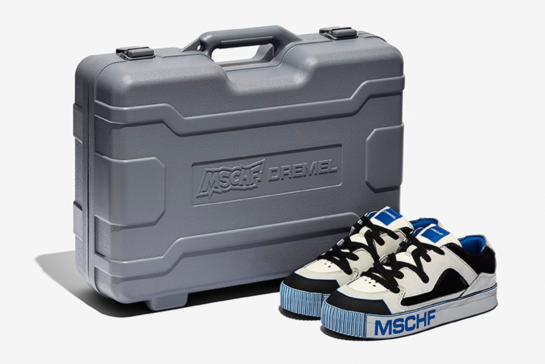 ミスチーフ MSCHF Dremel Gobstomper スニーカー NEW! MSCHF's Latest Gobstomper Sneaker Comes With a Dremel for