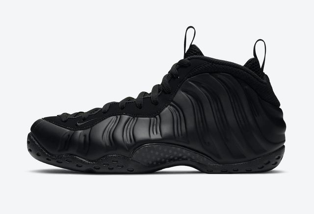 air foamposite one black