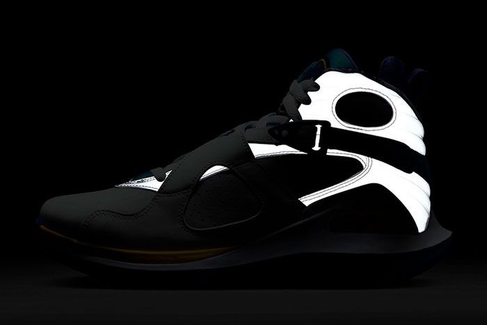 Nike Court Zoom Zero Jordan 8 Aqua Cq4481 100 Lateral Reflective