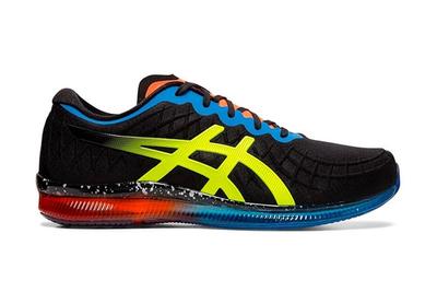 Asics Gel Quantum Infinity Red Blue Black Safety Yellow Right