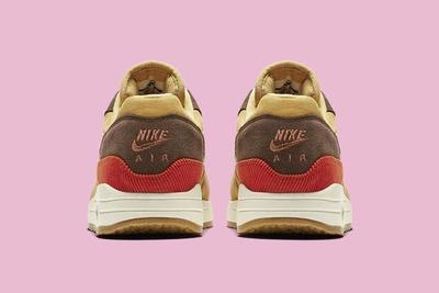 Nike Air Max 1 Corduroy Wheat Gold Rust Pink Baroque Brown 3