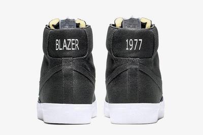 Nike Blazer Mid Canvas Pack Black Heels