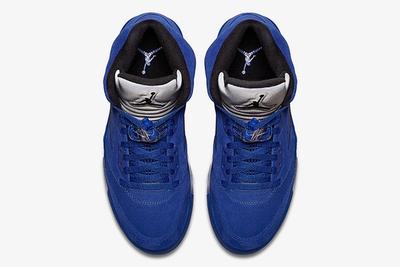 Air Jordan 5 Blue Suede 3