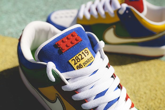 Bespokeind Nike Sb Dunk Low Pro Lego Release Date Tongue