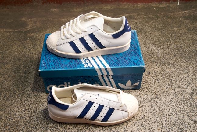Adidas Superstar Blue White 1