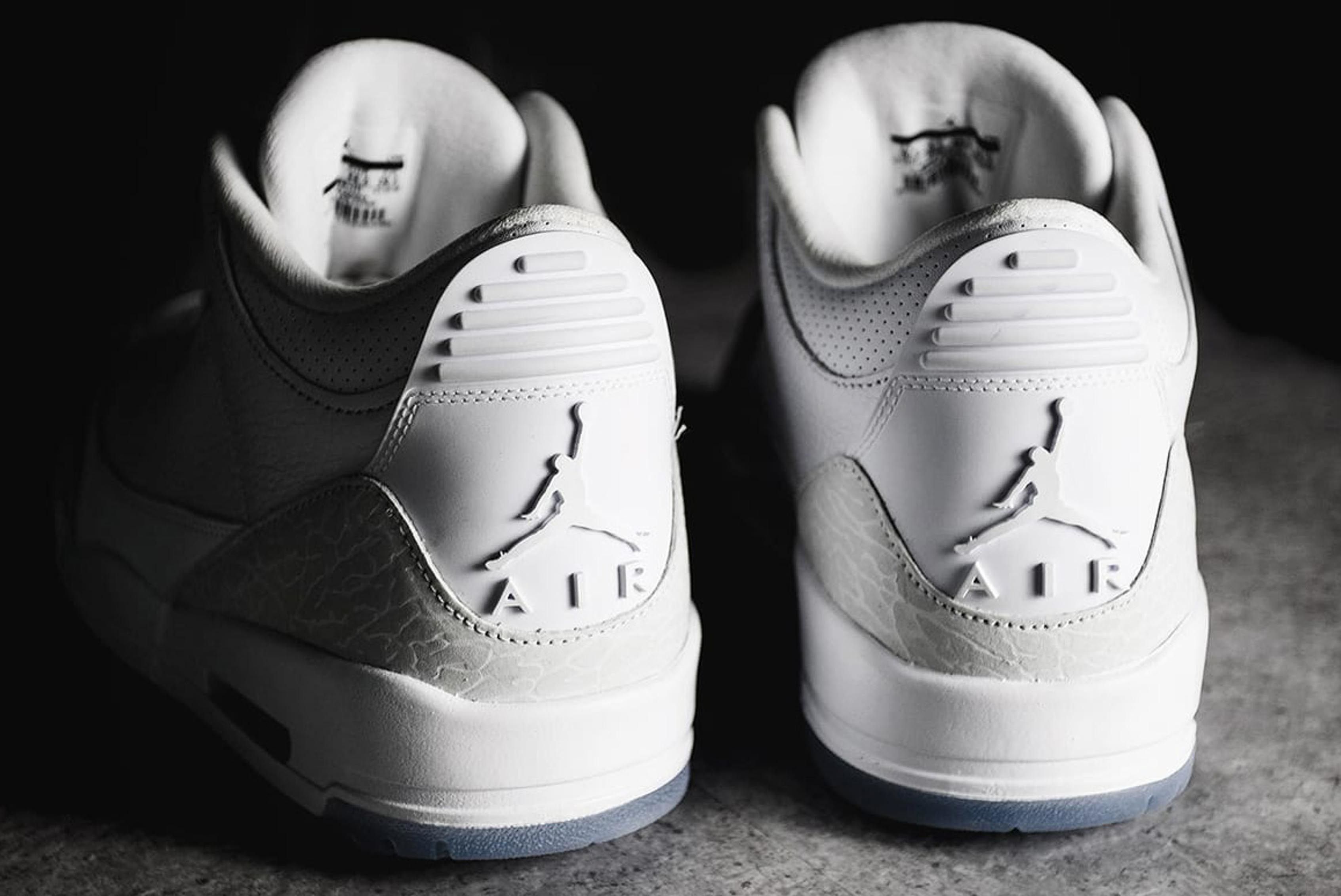 Air Jordan 3 Pure White Closer Look 1 Sneaker Freaker