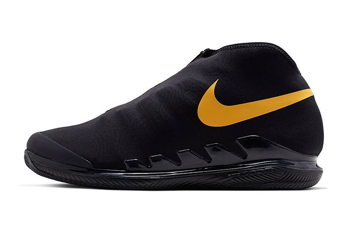 Nike Air Zoom Vapor X Glove Black Gold Aq0568 001 Release Date Lateral