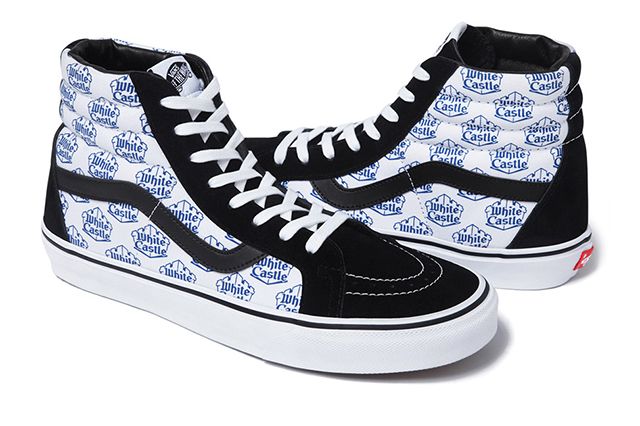 Supreme X White Castle X Vans Sk8 Hi 1