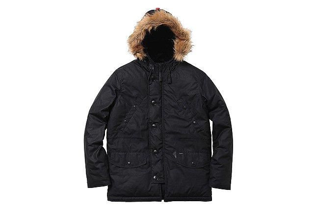 Waxed Cotton Wool Hood Jacket 1