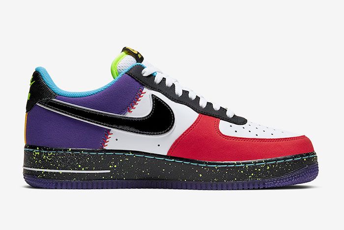 Nike Air Force 1 Low What The La Ct1117 100 Left Medial