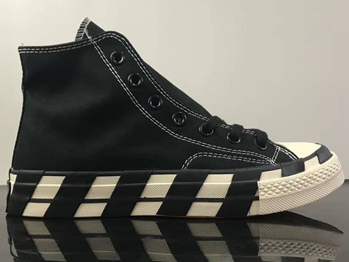 parfume emulering Et kors Black Off-White x Converse Chuck 70 'Stripe' Surfaces - Sneaker Freaker