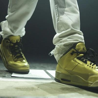 Drake Air Jordan 3 Gold 2