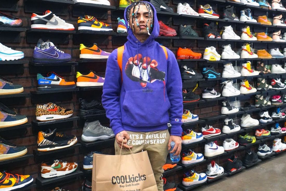 cool kicks sneaker freaker lil pump sneaker shopping
