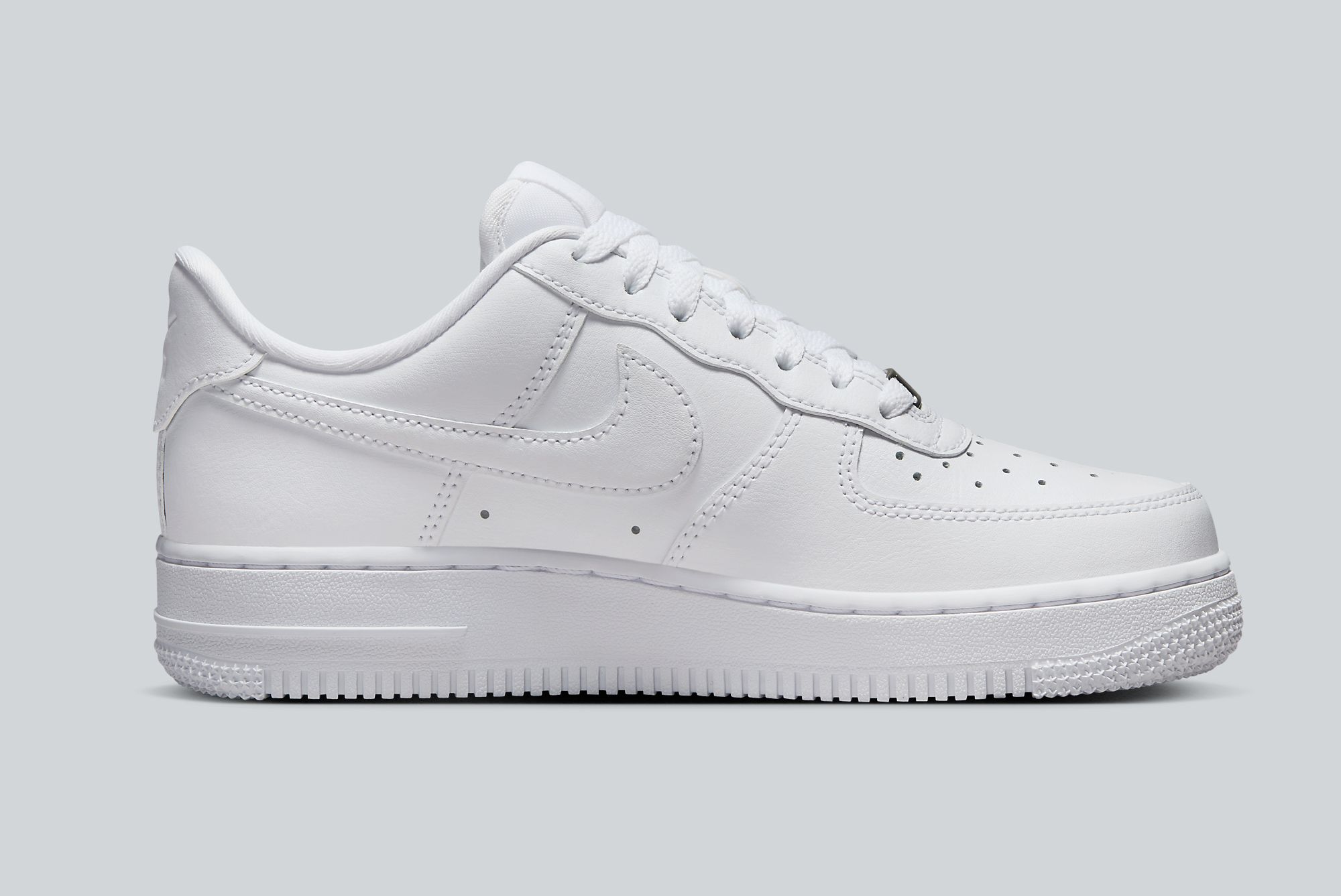 'Metallic Silver' Studs Grace the Air Force 1 - Sneaker Freaker