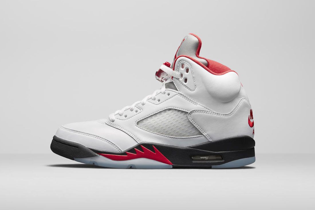 Air Jordan 5 Fire Red 2020 Lateral