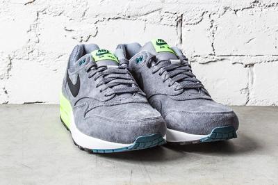 Nike Air Max 1 Premium Grey Volt 1