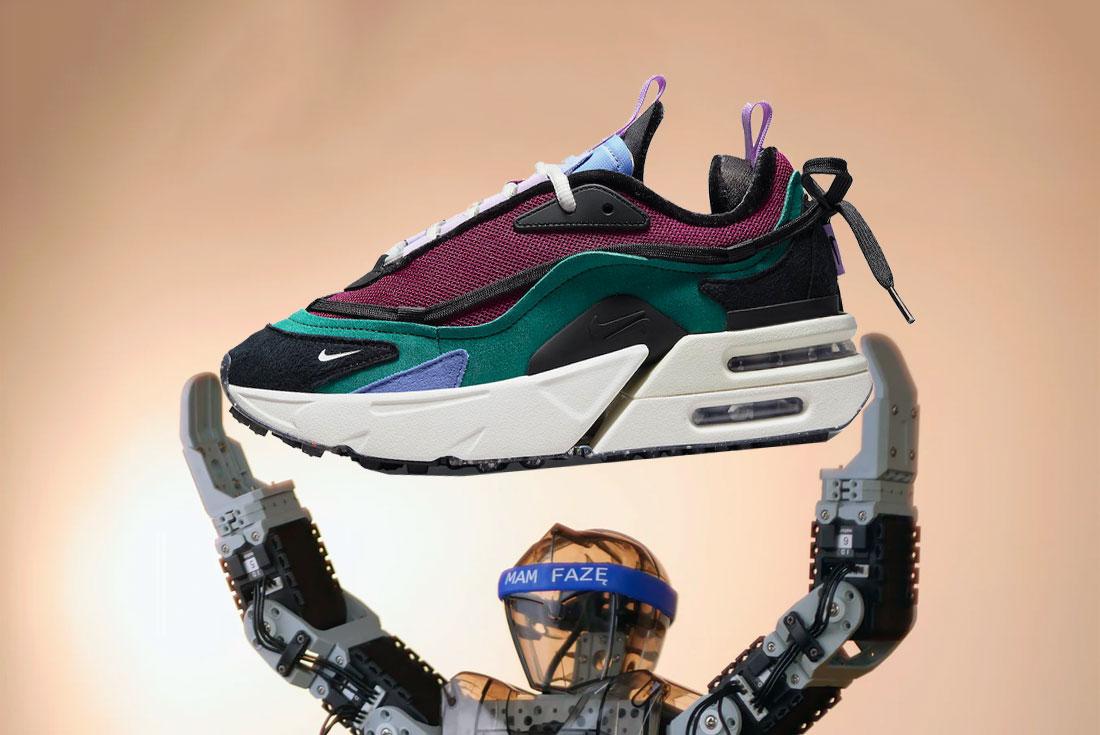 Robot Holding Nike Sneaker