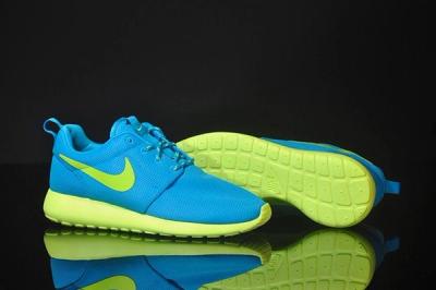 Nike Roshe Run Blue Glow Pair 1