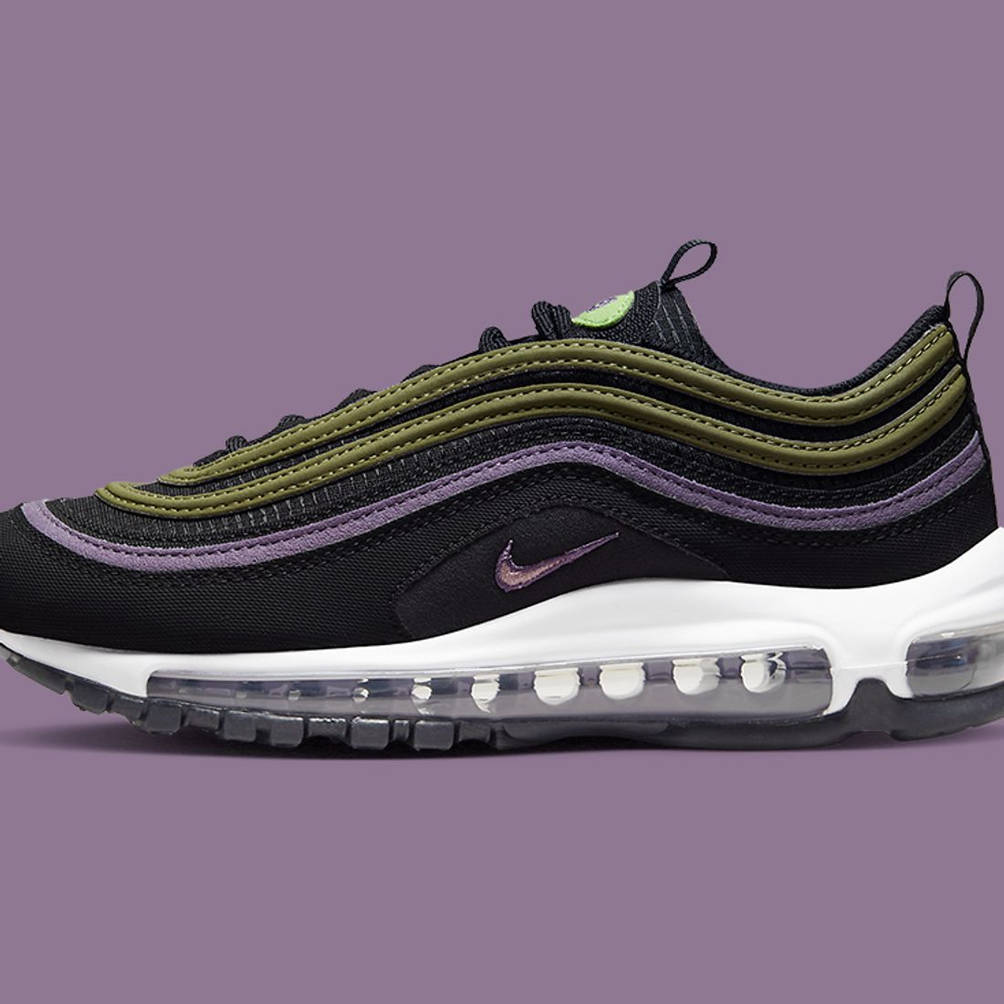 Nike air max 97 black purple green Clearance