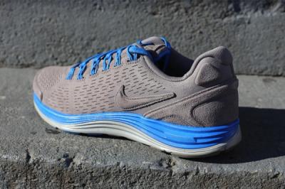 Nike Lunarglide 4 Ext Blue Quater Heel 1