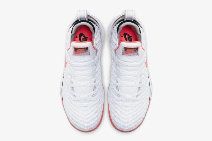 Nike Lebron 16 Hot Lava White Top