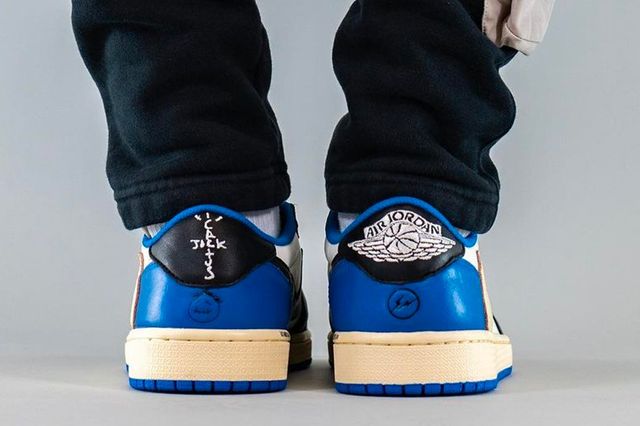 Another Look: Travis Scott x Fragment x Air Jordan 1 On-Foot - Sneaker ...