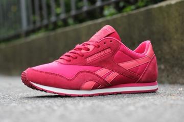 reebok classic leather nylon slim