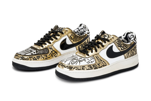 ‘Fukijama Gold’ Nike Air Force 1s Sell for $113,400 at Sotheby’s ...