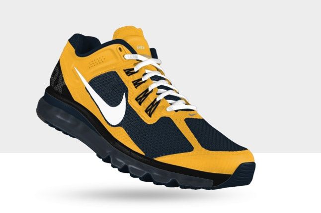 Nikeid Air Max Yellow And Navy 1