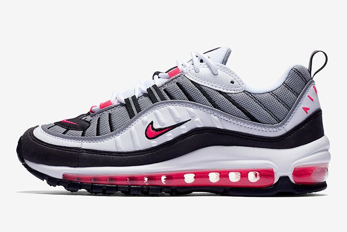 red black and white air max 98