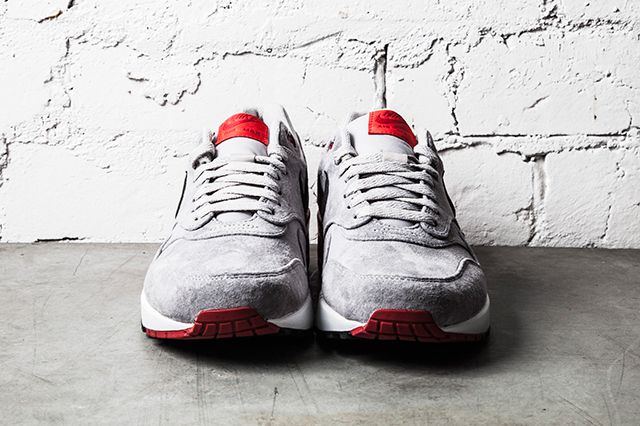 Nike Air Max 1 Premium Grey Red 1