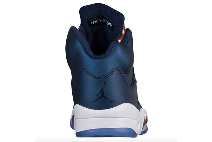 Air Jordan 5 Metallic Blue Bronze 3