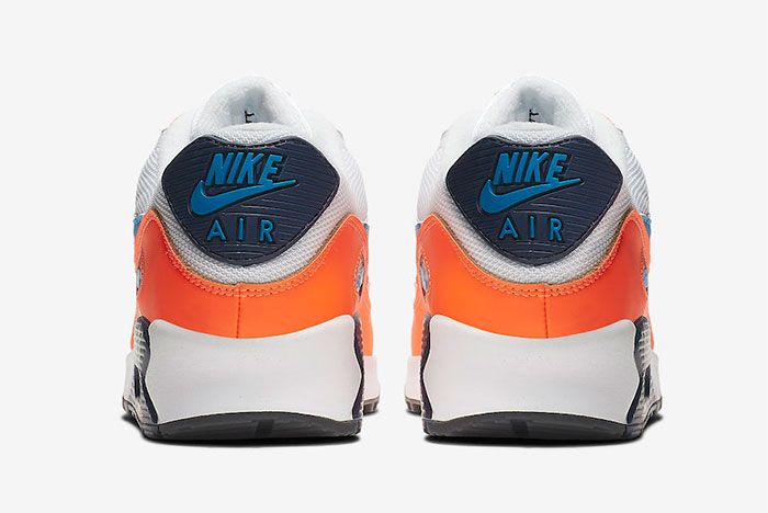 Nike Air Max 1 Total Orange Heel