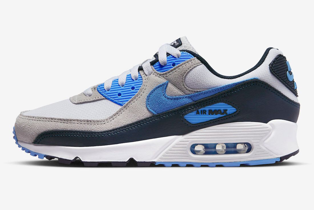 Nike Craft a Suede-Swooshed Air Max 90 ‘UNC’ - Sneaker Freaker