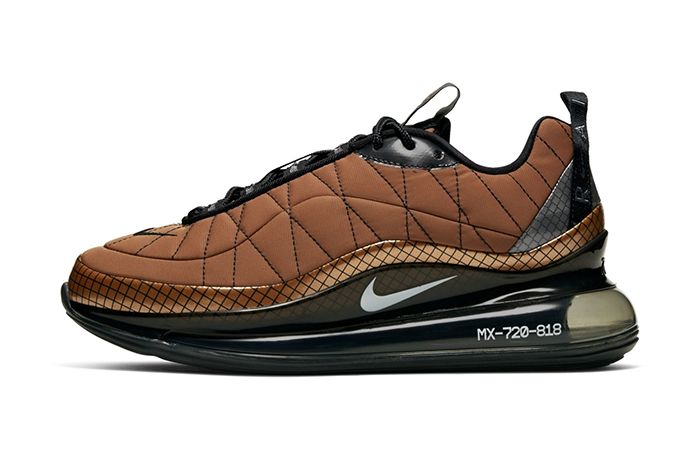 The Nike Air MX-720-818 Surfaces in Metallic Copper and Silver