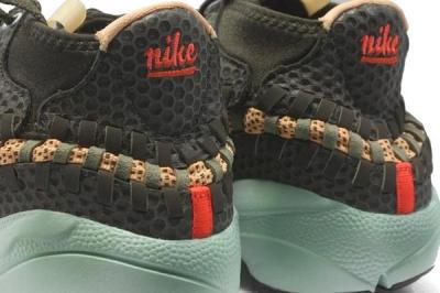 Nike Air Footscape Woven Brown Mint Heel Detail 1