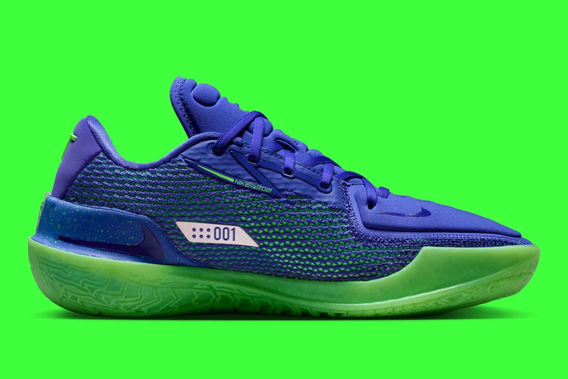 Nike GT Cut 1 Sprite Shoes in Neon Green & Royal Blue Release Alert ?: The Nike GT Cut 1 “Sprite” arrives June  main image 3