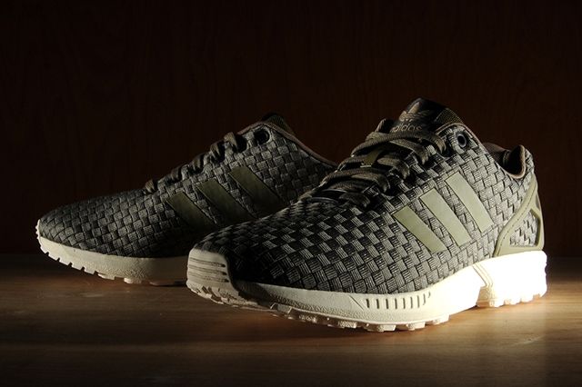Adidas Zx Flux Reflective Weave Olive 1