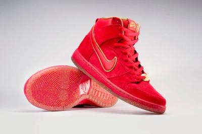 Nike Dunk High Premium Sb Red Main