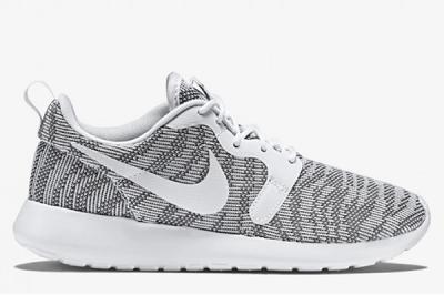 Nike Roshe Run Knit Jacquard White Cool Grey 1
