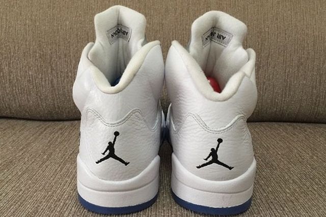 air jordan 5 white metallic silver