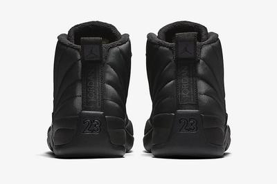 Air Jordan 12 Winterized Triple Black Official 5