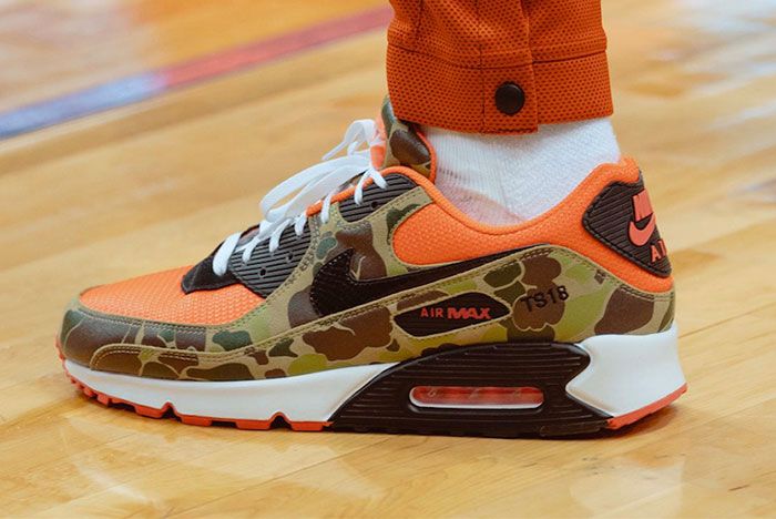 Nike Air Max 90 Reverse Duck Camo Cw6024 600 Release Date On Foot Leak