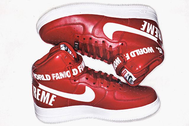 Supreme X Nike Air Force 1 Collection 